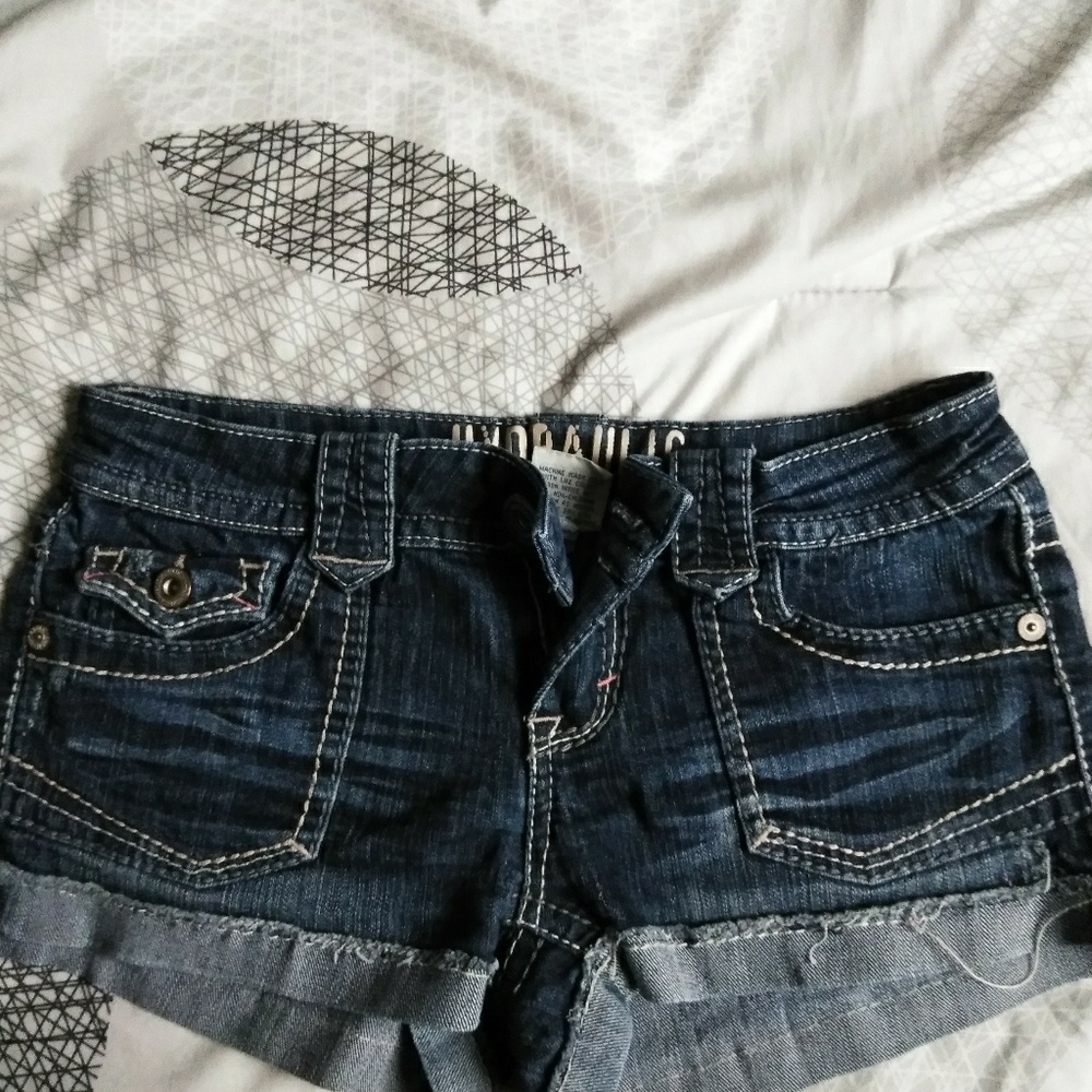 Hydraulic Distressed shorts